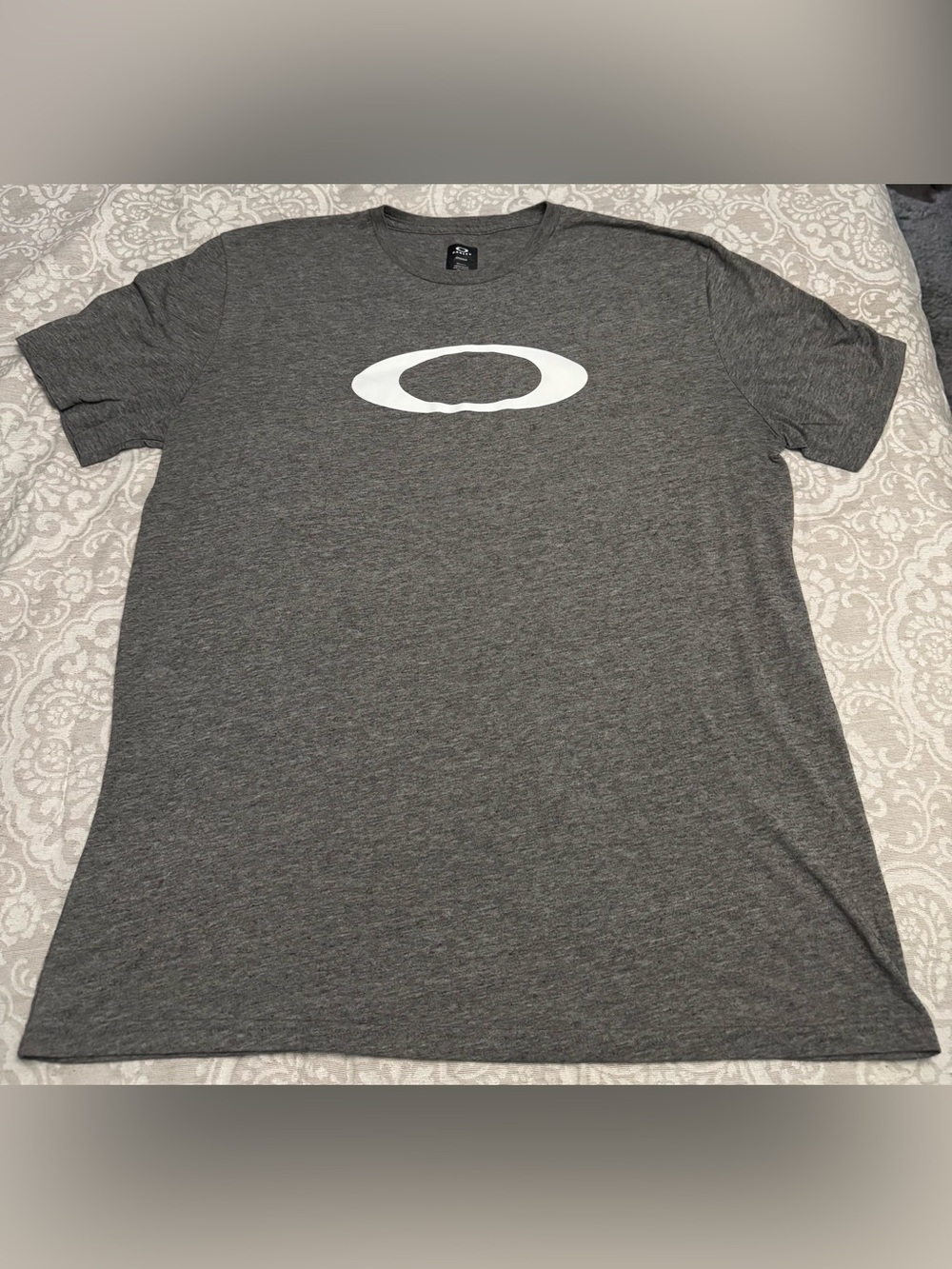 Oakley O-Bold Ellipse Tee Men’s XL Black Performance T-Shirt Hydrolix EUC